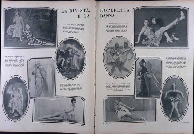 Comoedia di Marzo 1927 Beethoven Titkos Becque Palerme Gnecchi Shaw …