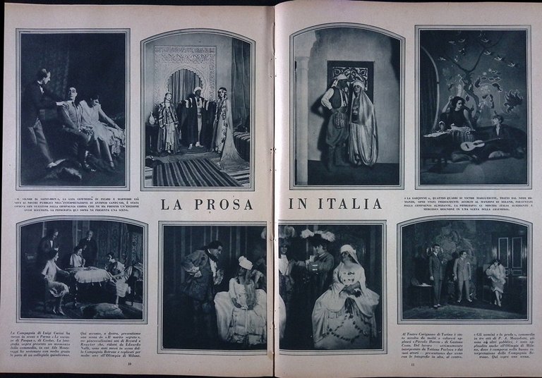 Comoedia di Novembre 1927 Pirandello Ivanovic Stanwyck Delitto Castigo Lemaitre