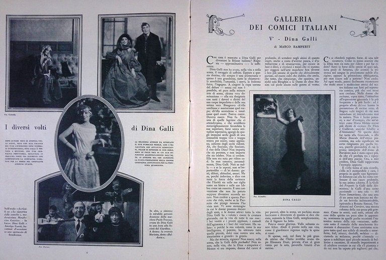 Comoedia di Ottobre 1926 Di Lorenzo Galli Pavlova Metropolitan Opera …