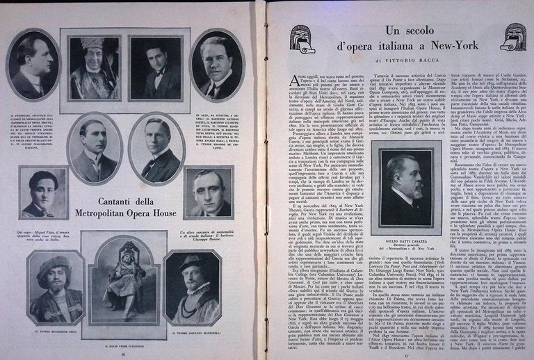 Comoedia di Ottobre 1926 Di Lorenzo Galli Pavlova Metropolitan Opera …