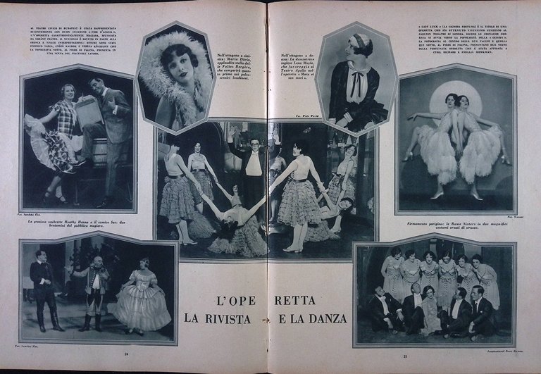 Comoedia di Ottobre 1927 Duncan Cimara Rasi Giorda Proust Wigman …