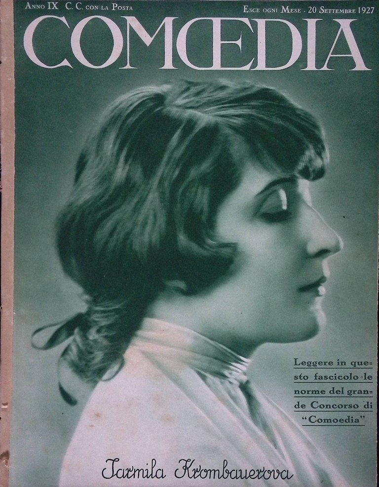 Comoedia di Settembre 1927 Zilahy Lupi Kronbauerova Duse Jorio Vittoriale … | Immagine principale