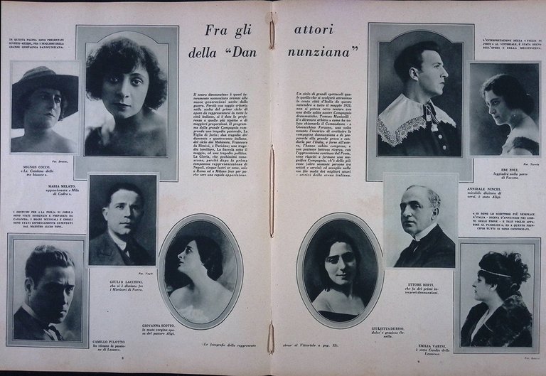 Comoedia di Settembre 1927 Zilahy Lupi Kronbauerova Duse Jorio Vittoriale … | Immagine Gallery 2