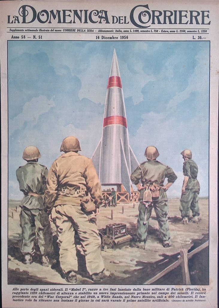 Copertina Domenica del Corriere nr. 51 del 1956 Mabel Razzo …