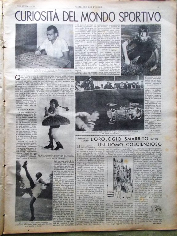 Corriere dei Piccoli 11 Maggio 1941 Masetti Lira Fata Morgana …