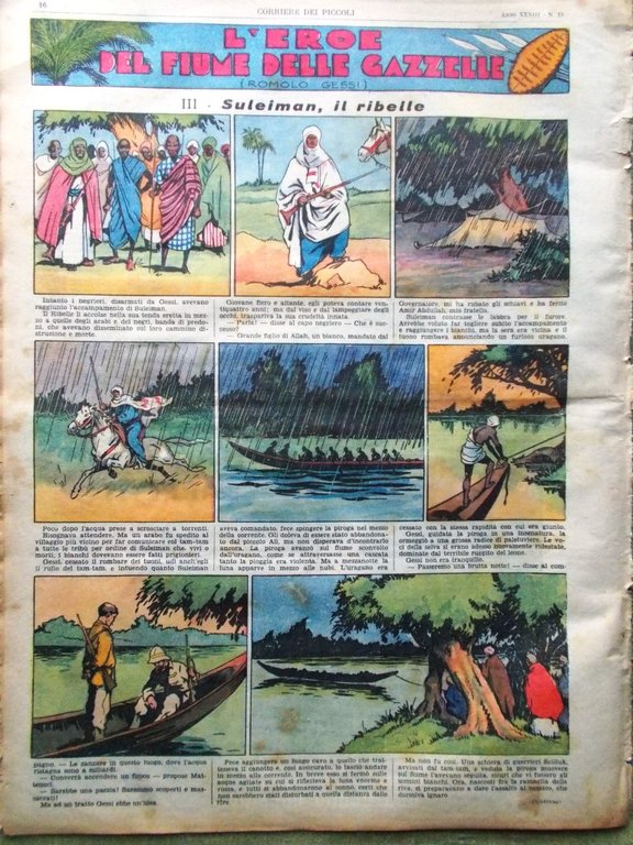 Corriere dei Piccoli 11 Maggio 1941 Masetti Lira Fata Morgana …