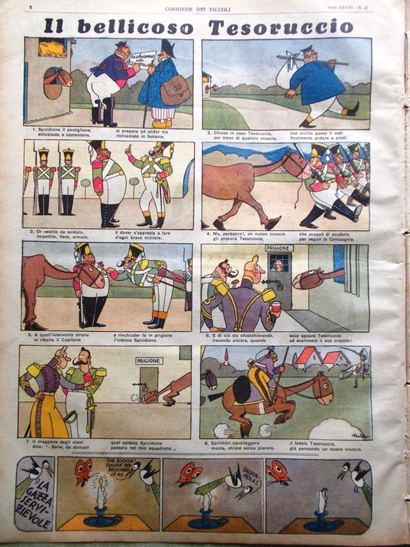 Corriere dei Piccoli 14 Settembre 1941 Fantasma Morandi Cappa Secondi …