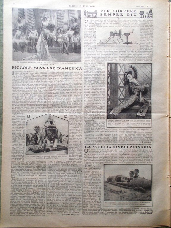 Corriere dei Piccoli 16 Ottobre 1927 Lois Wilson Fiammiferi Treni …