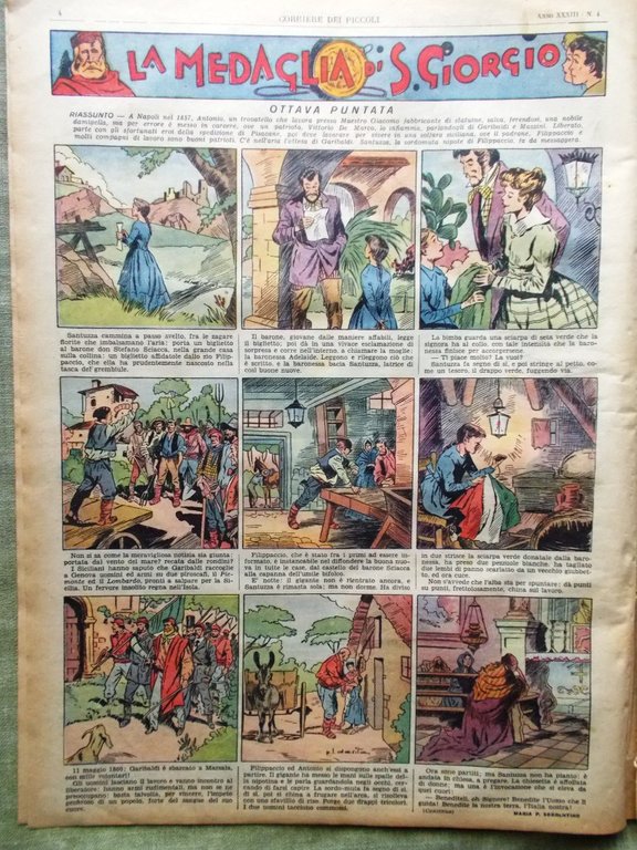 Corriere dei Piccoli 26 Gennaio 1941 Ruwenzori San Giorgio Danzica …