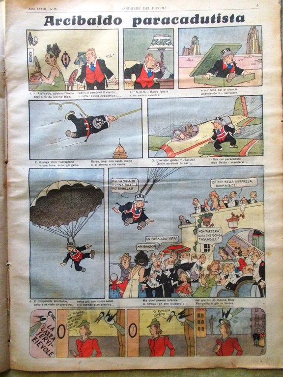 Corriere dei Piccoli 3 Agosto 1941 Morte Arturo Ferrarin Televisione …