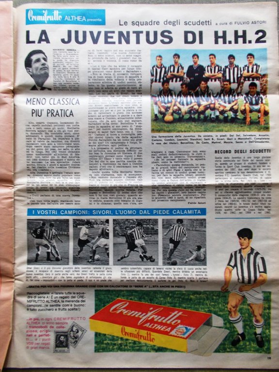 Corriere dei Piccoli 7 Marzo 1965 Juventus Herrera Bonatti Ottovolante …