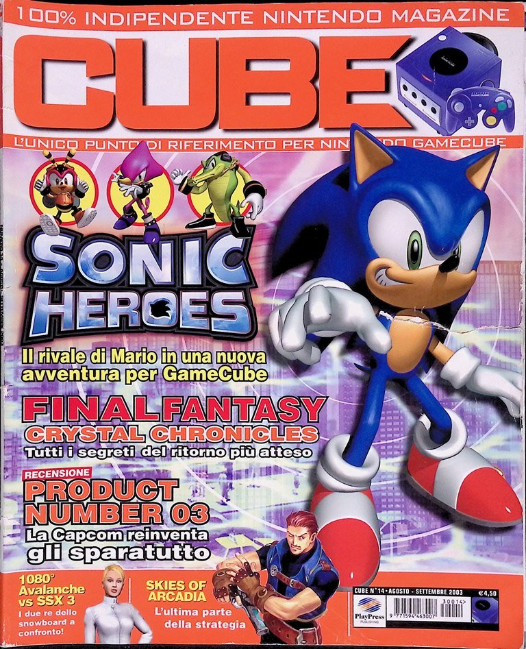 CUBE Agosto/Settembre 2003 Final Fantasy Sonic Mario Kirby Dragon Ball …