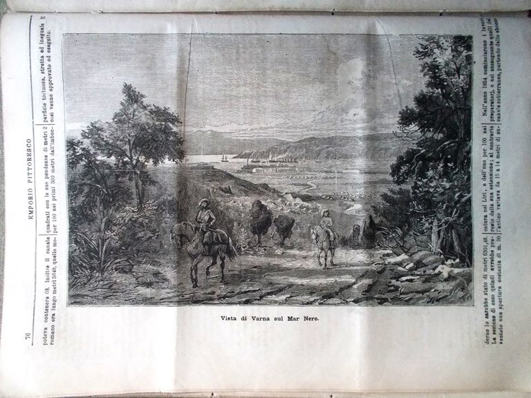 Emporio Pittoresco del 12 Agosto 1877 Varna Mar Nero Argenteria …