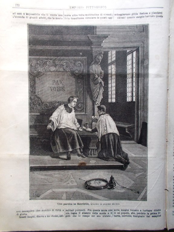 Emporio Pittoresco del 15 Aprile 1877 Erminia Fusinato Florida Dumas …