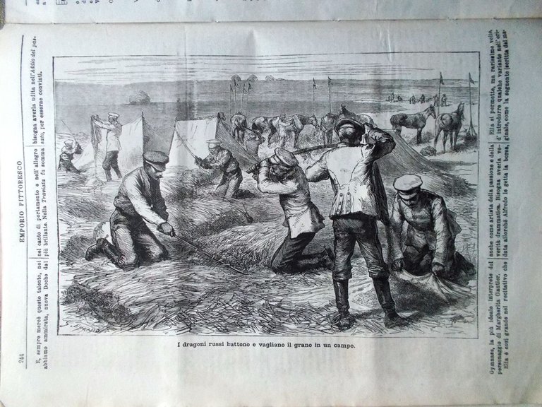 Emporio Pittoresco del 18 Novembre 1877 Adelina Patti Faber Lutero …