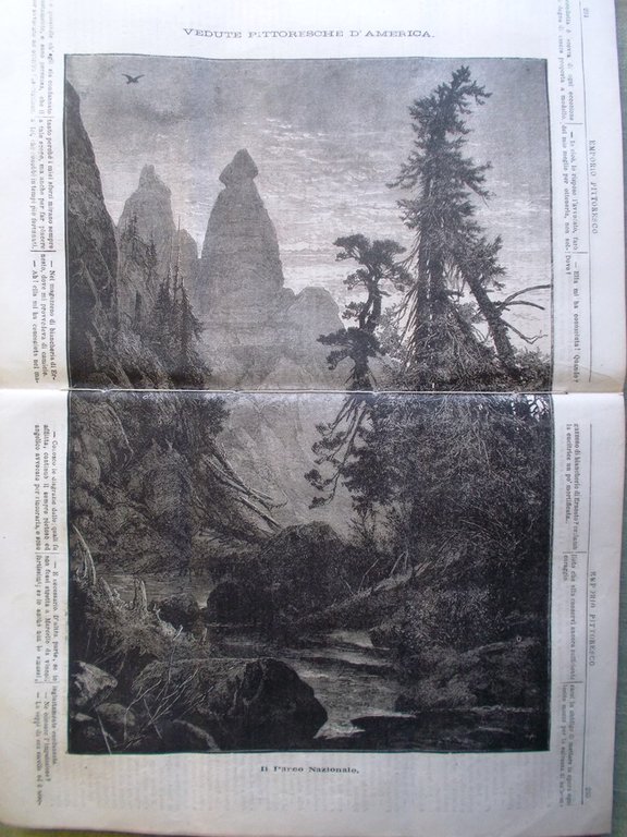 Emporio Pittoresco del 20 Maggio 1877 Cominazzi Cantù Impressionismo Ungheresi