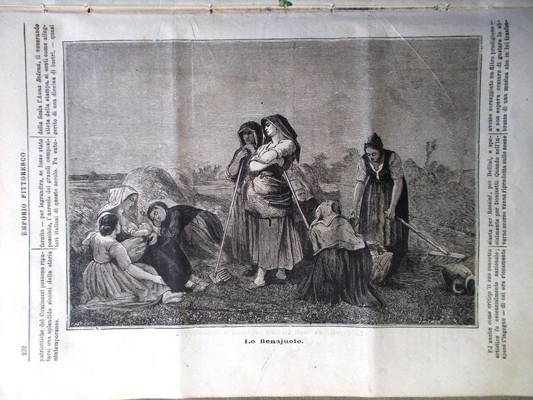 Emporio Pittoresco del 20 Maggio 1877 Cominazzi Cantù Impressionismo Ungheresi