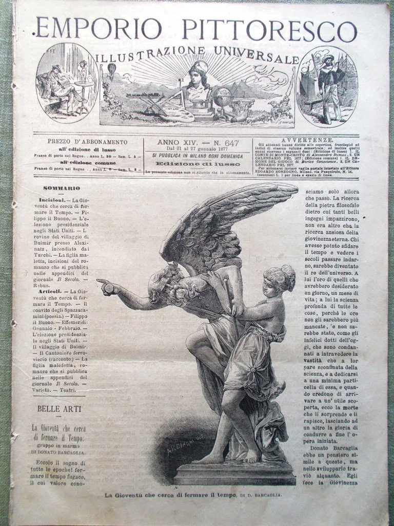 Emporio Pittoresco del 21 Gennaio 1877 Filippo il Buono Turchi …