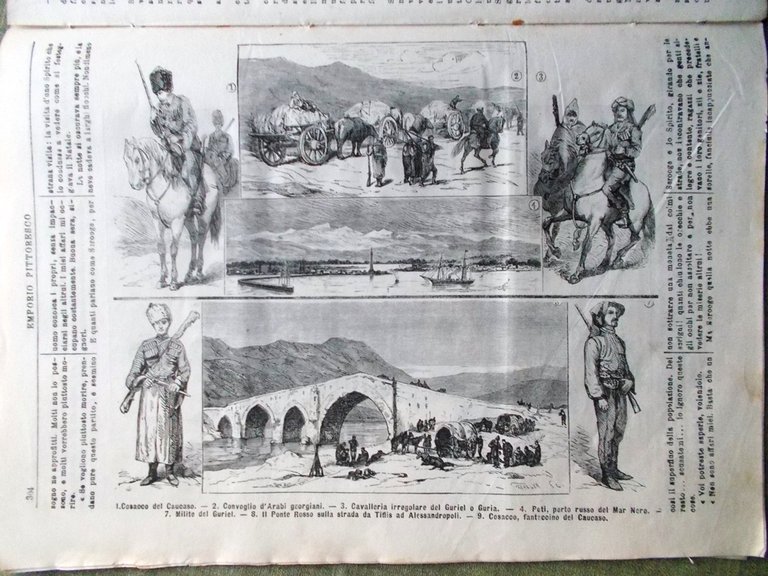 Emporio Pittoresco del 23 Dicembre 1877 Natale Betlemme Natività Oriente …