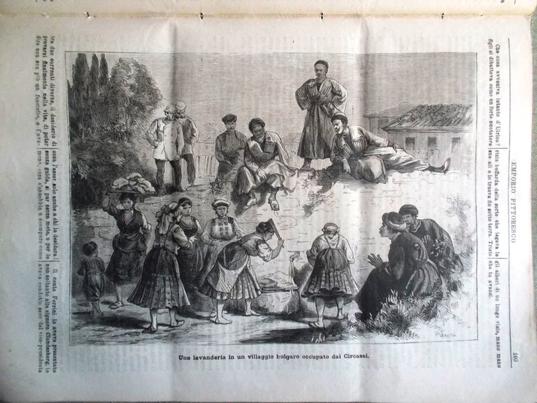 Emporio Pittoresco del 26 Agosto 1877 Esposizione Philadelphia Formichiere Trina