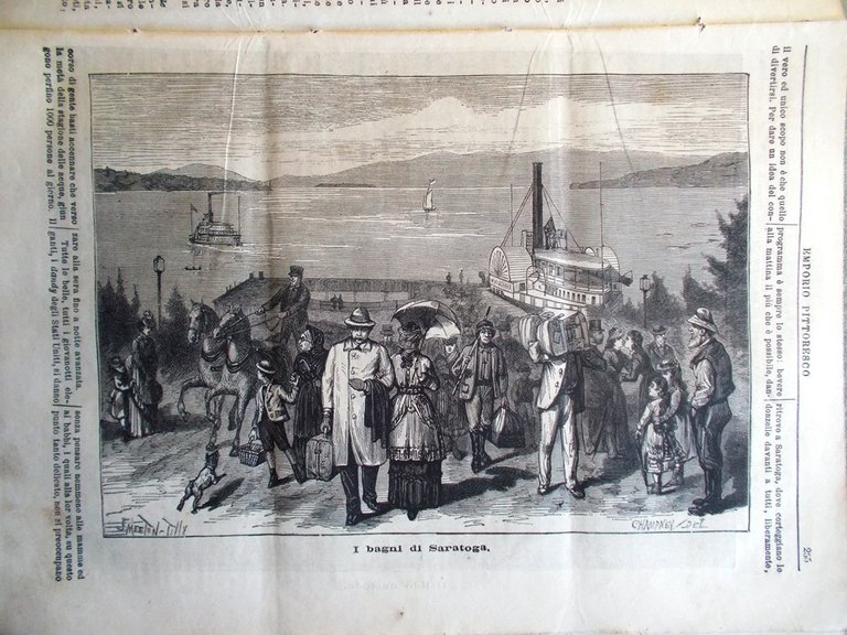 Emporio Pittoresco del 3 Giugno 1877 Fortezza di Viddino Cosacco …