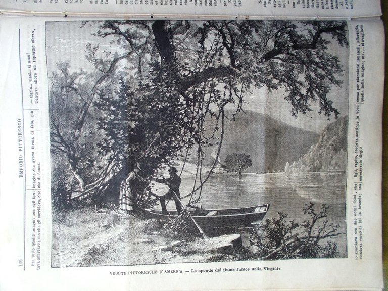 Emporio Pittoresco del 8 Aprile 1877 Guerra Indipendenza James Virginia …