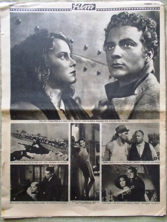 Film del 18 Luglio 1942 De Filippo Carini Valentina Cortese …