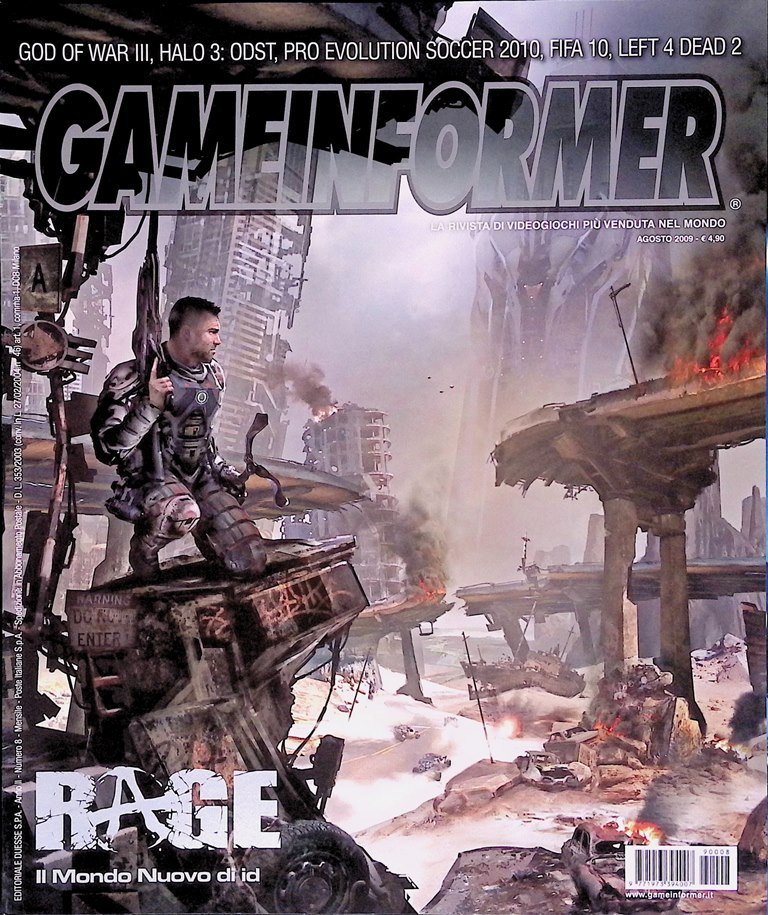 Game Informer Agosto 2009 FIFA PES Castlevania Bioshock Halo Dirt …