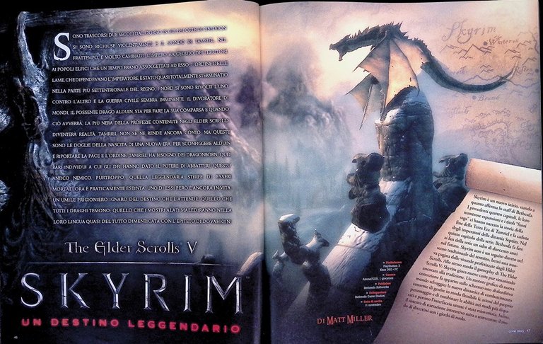 Game Informer Febbraio 2011 Skyrim Uncharted Dead Space Donkey Kong …