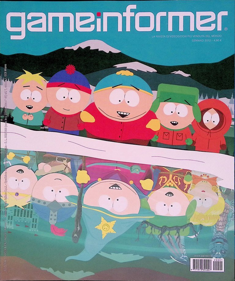 Game Informer Gennaio 2012 South Park Capcom Resident Evil Mario …