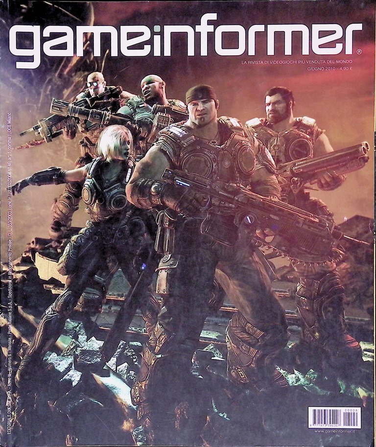 Game Informer Giugno 2010 GearsOfWar Halo Red Dead Redemption Mario …