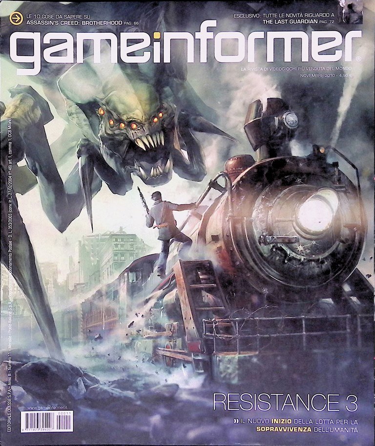 Game Informer Novembre 2010 Resistance Minecraft Castlevania Star Wars PvZ …