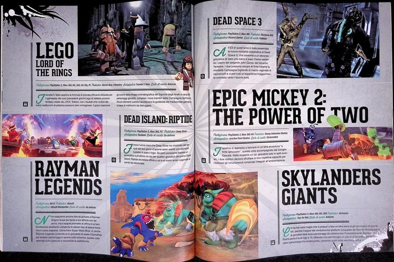 Game Informer Settembre 2012 Fortnite TeamFortress Portal Minecraft Mario Skyrim