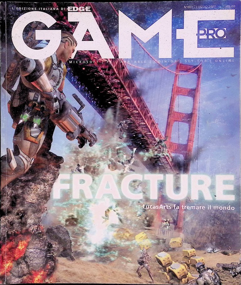 Game Pro Luglio 2007 PRIMO NUMERO Fracture Mario DK Monster …