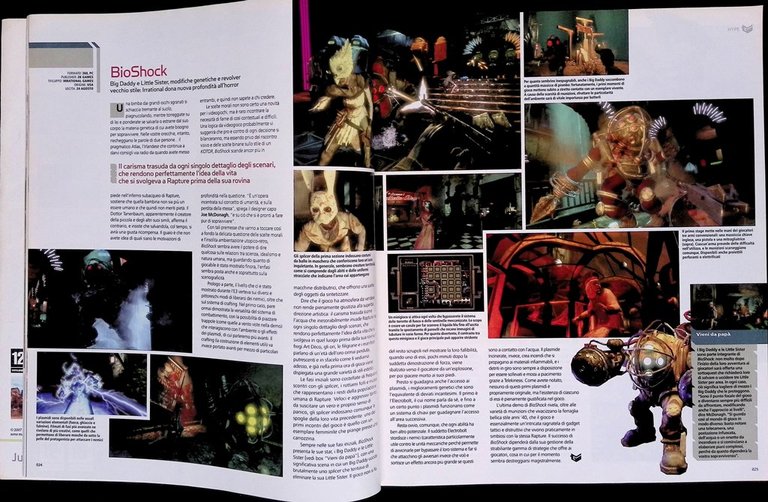 Game Pro Settembre 2007 Overlord CoD DK Mario Bioshock Tony …