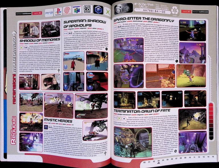 Game Republic Dicembre 2002 Matrix Final Fantasy Spyro Grand Theft …