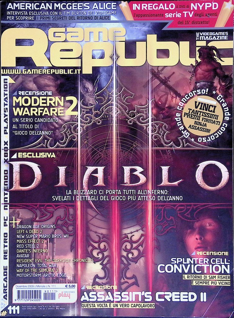 Game Republic Dicembre 2009 World of Warcraft Mass Effect Assassin's …