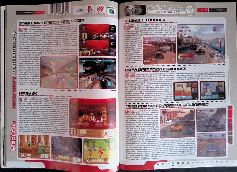 Game Republic Giugno 2000 Metal Gear Solid 2 Kirby Digimon …