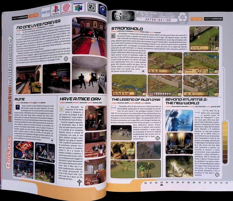Game Republic Novembre 2001 Grand Theft Auto Crash Bandicoot Silent …
