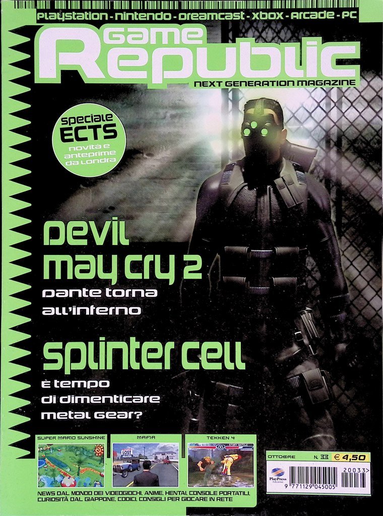 Game Republic Ottobre 2002 Halo Mafia Castlevania Tekken Silent Hill …