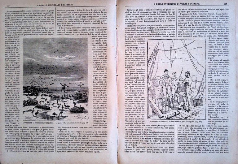 Giornale Illustrato dei Viaggi 15 Gennaio 1885 Frederick Schwatka Franlkin …