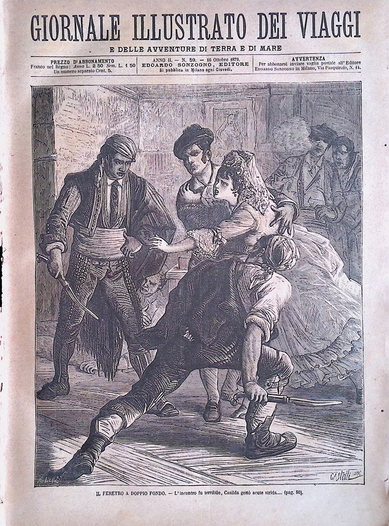 Giornale Illustrato dei Viaggi 16 Ottobre 1879 Esecuzione India Nicaragua …