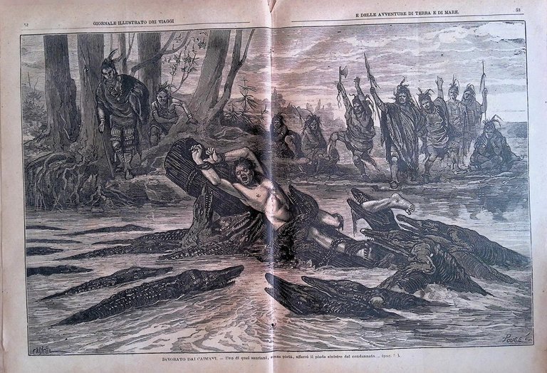 Giornale Illustrato dei Viaggi 16 Ottobre 1879 Esecuzione India Nicaragua …