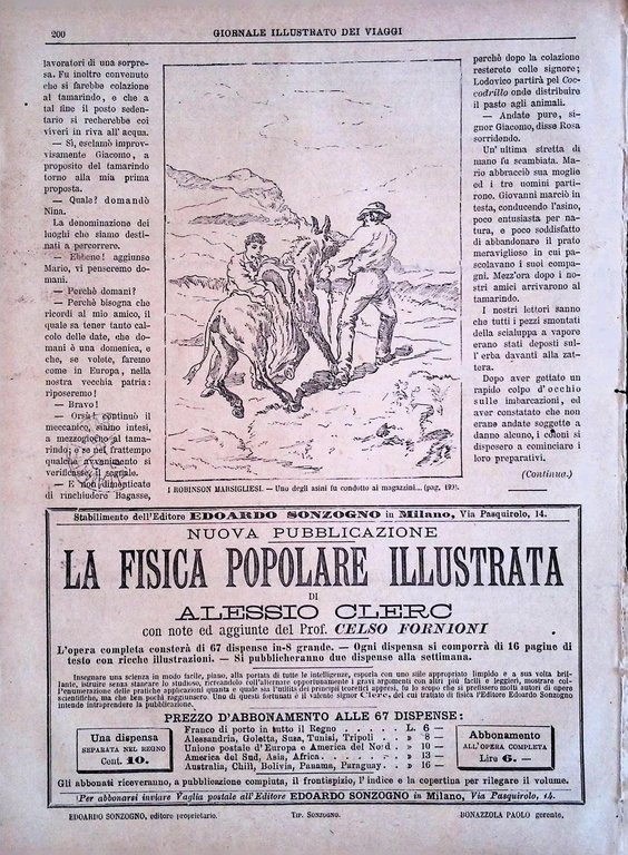 Giornale Illustrato dei Viaggi 19 Febbraio 1885 Tigre gli Annamiti …