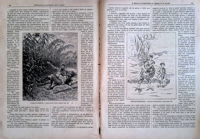 Giornale Illustrato dei Viaggi 2 Luglio 1885 Festa Fuoco Ladri …