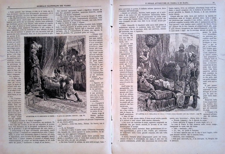 Giornale Illustrato dei Viaggi 20 Novembre 1884 Benedizione del Sangue …