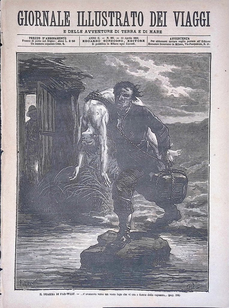 Giornale Illustrato dei Viaggi 22 Aprile 1880 Viaggiatori Vega Nordenskiold …