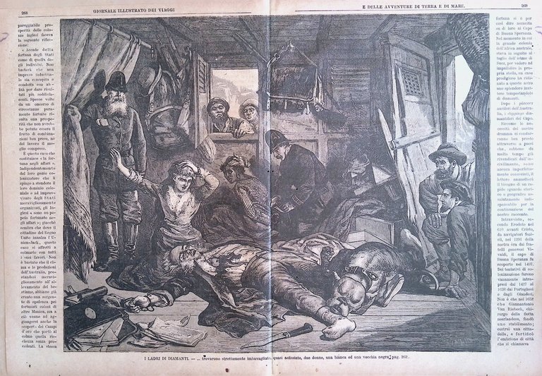 Giornale Illustrato dei Viaggi 23 Aprile 1885 Masnadieri in Australia …