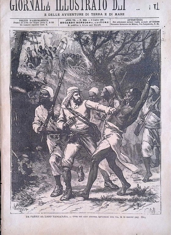 Giornale Illustrato dei Viaggi 9 Luglio 1885 Galleria tra Gran … | Immagine Gallery 1