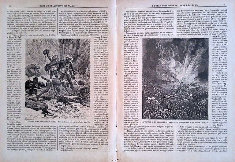 Giornale Illustrato dei Viaggi 9 Ottobre 1884 Victor Jacquemont Ponti …